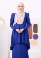 Kurung Lily Clara - Royal Blue