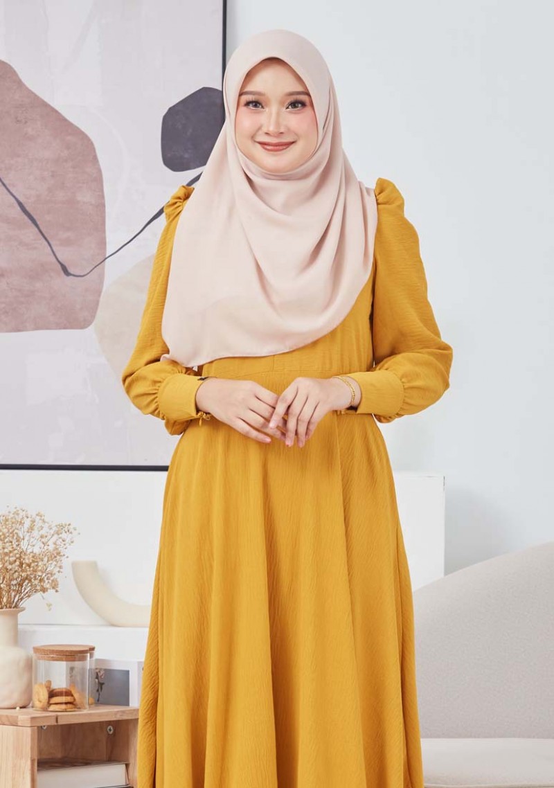 Dress Adrella - Mustard