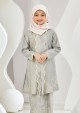 Kebaya Anggun Kids - Light Grey