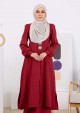 Kurung Nur Zakiya - Maroon