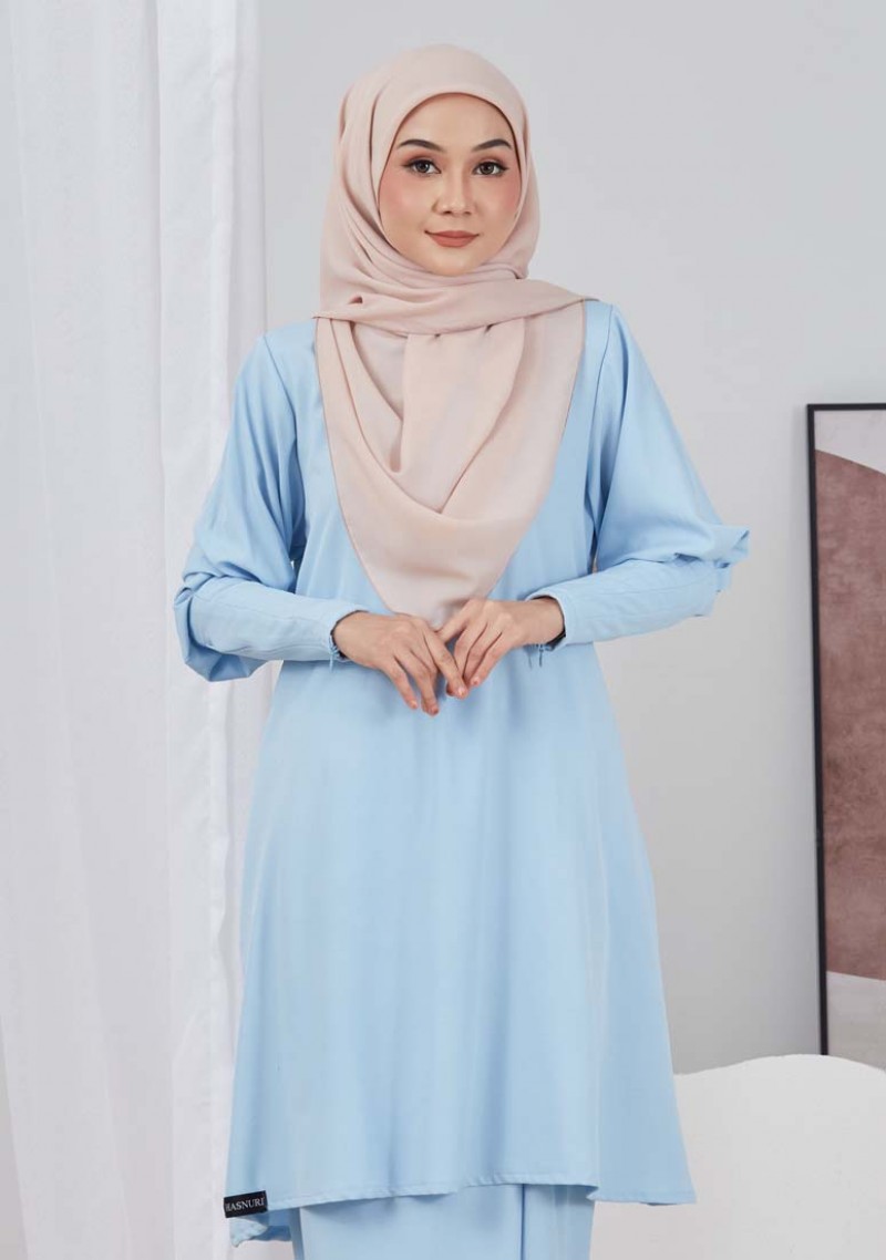 Kurung Safwanah - Baby Blue