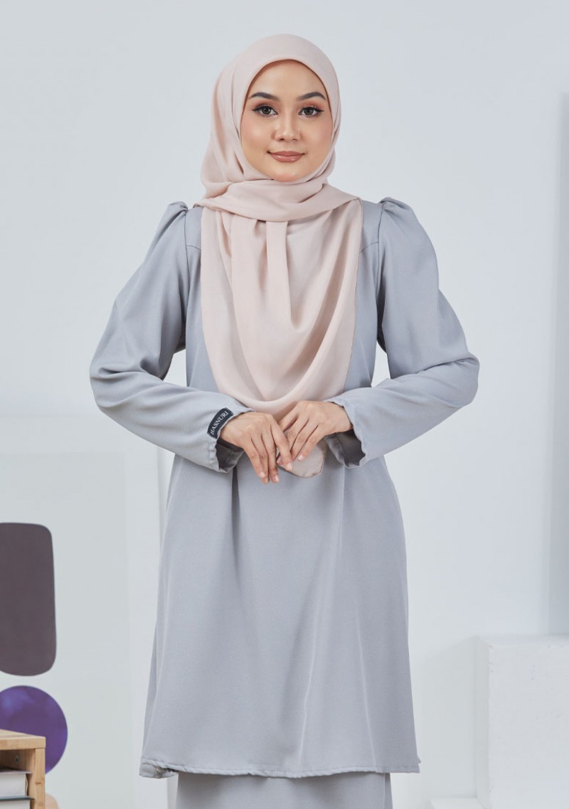 Kurung Syura - Light Grey