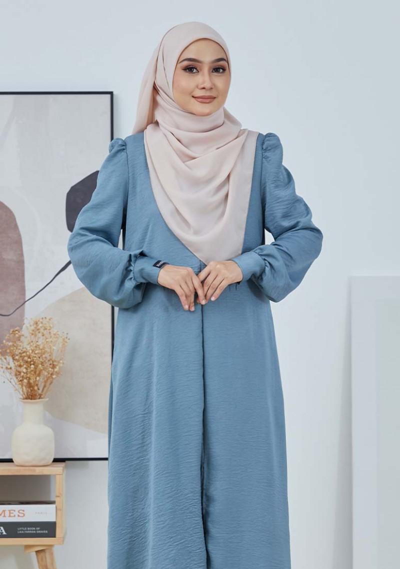 Suit Puteri Zakiya - Turkish Blue