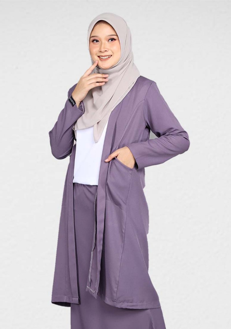 Cardigan Atyaa - Deep Mauve