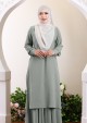 PO Kurung Princess Helena - Greeny Grey