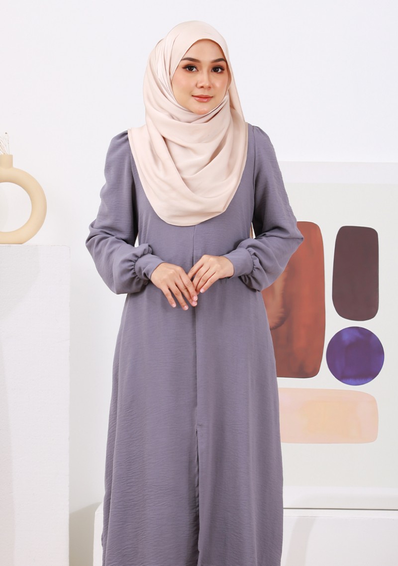 Suit Nur Zakiya - Grey