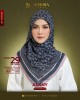 Tudung Bawal Aurora - Alany Dark Blue - B45