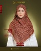 Tudung Bawal Aurora - Alany Red Brick - B55