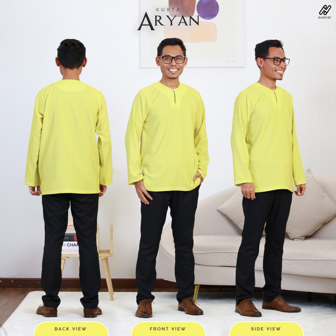 Kurta Aryan - Yellow