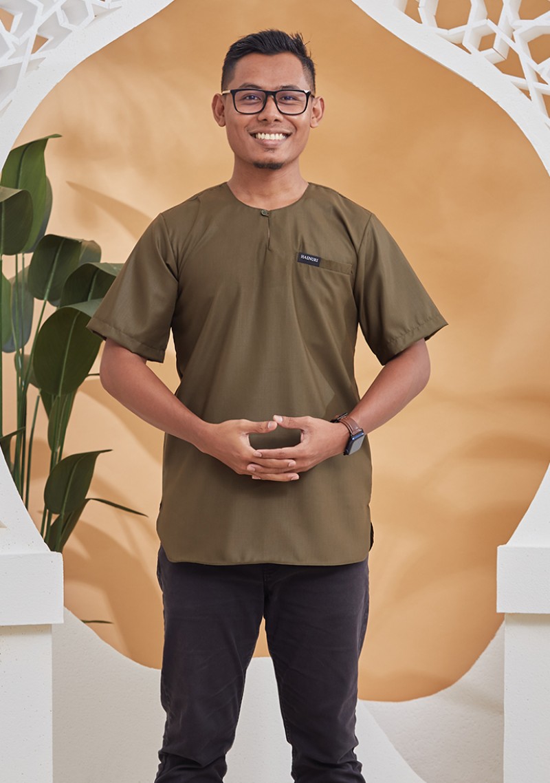 Kurta Syakir - Moss Green