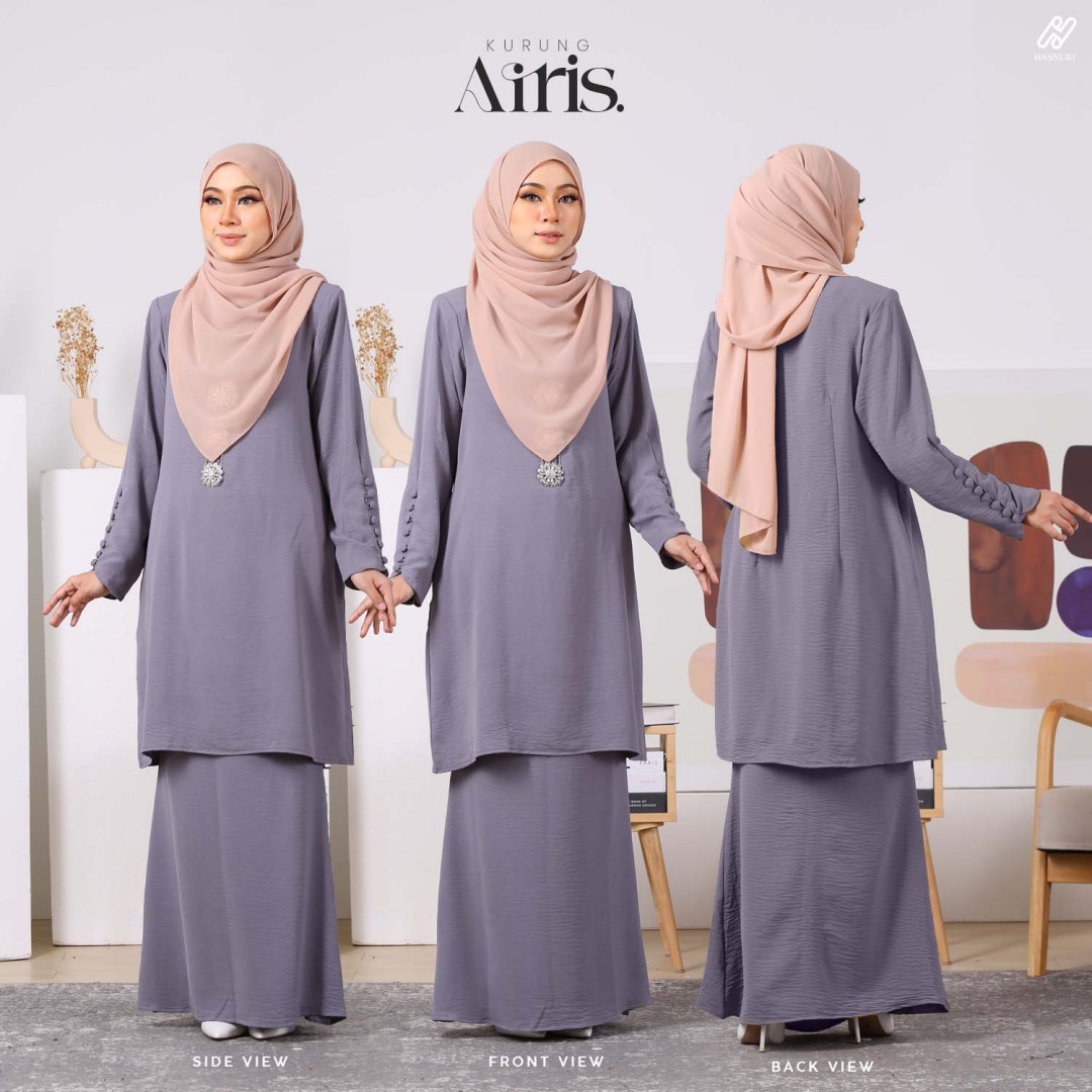 Kurung Airis - Sky Blue