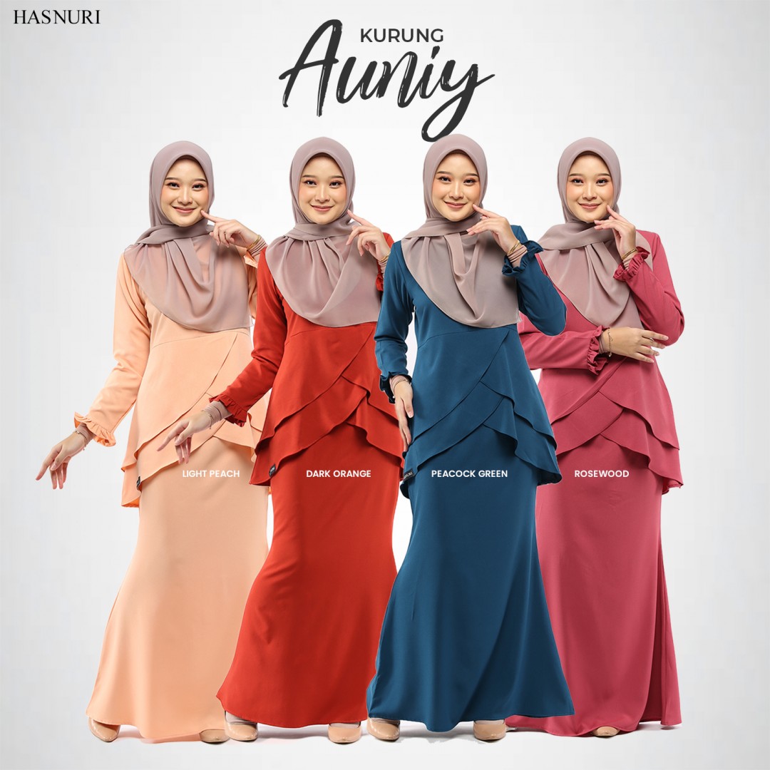 Kurung Auniy - Dark Orange