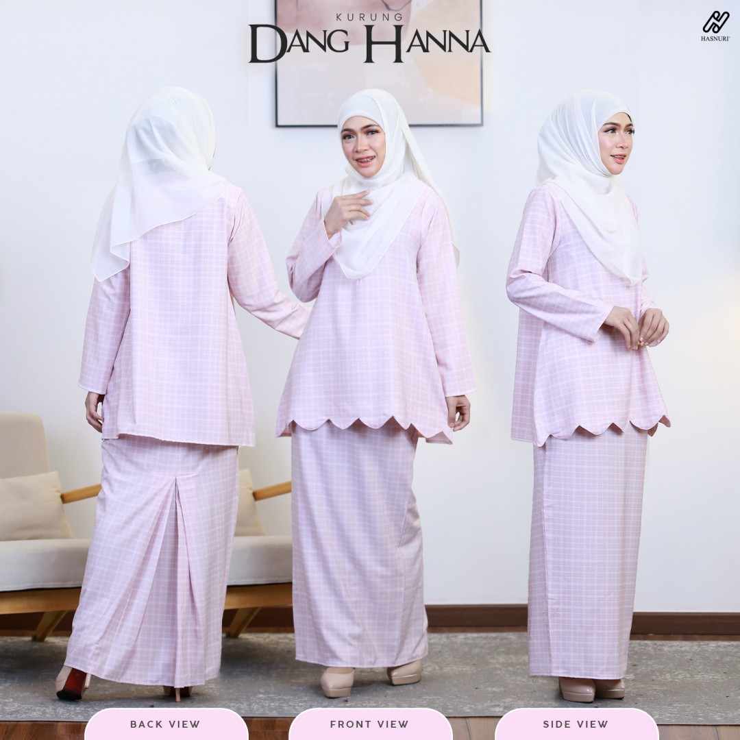 Kurung Dang Hanna - Light Blue