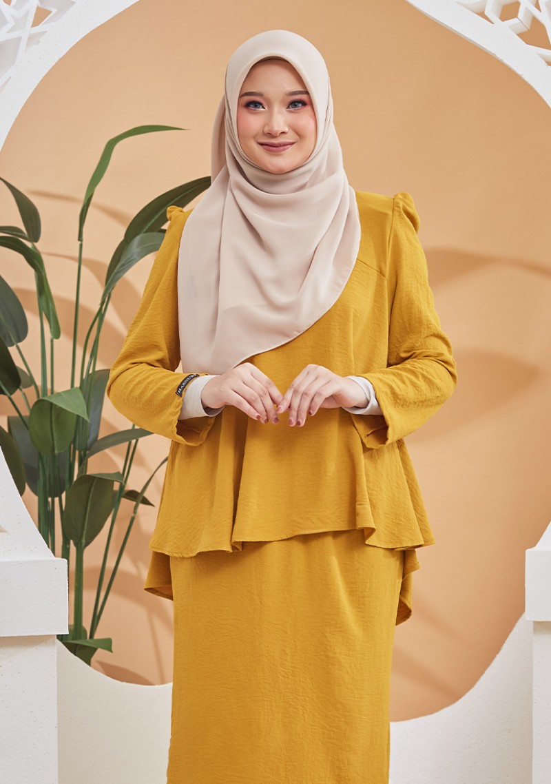 Kurung Daniya - Mustard