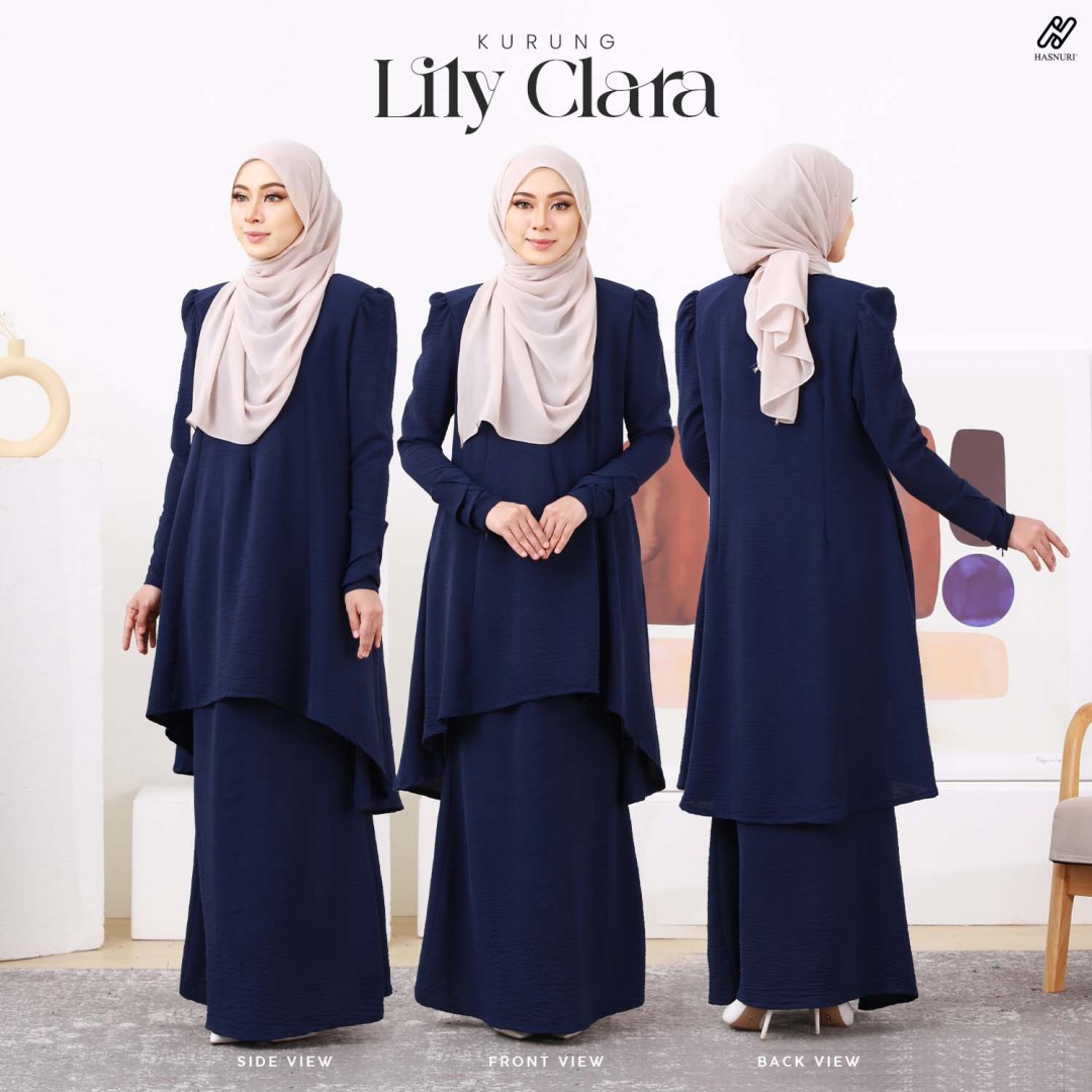 Kurung Lily Clara - Purple