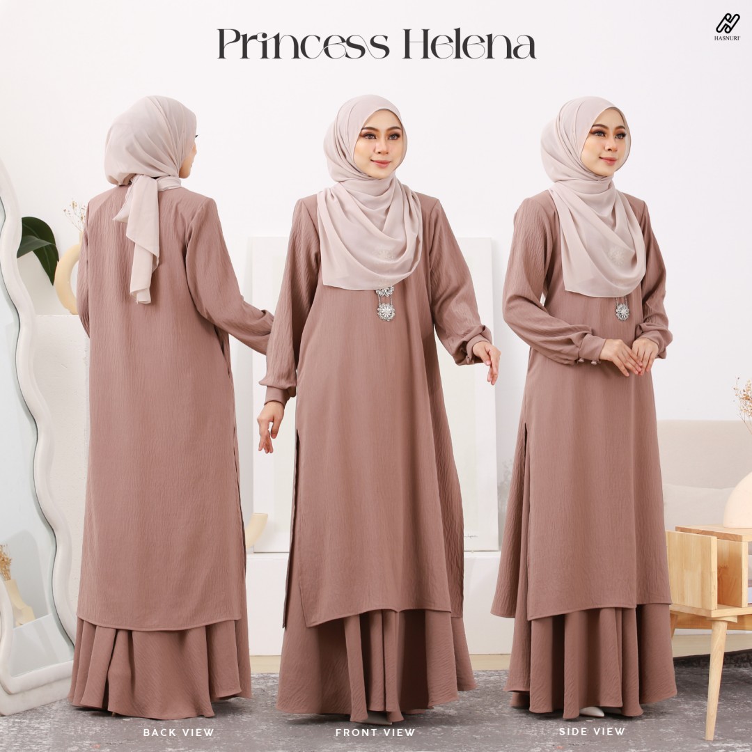 Kurung Princess Helena - Light Coco