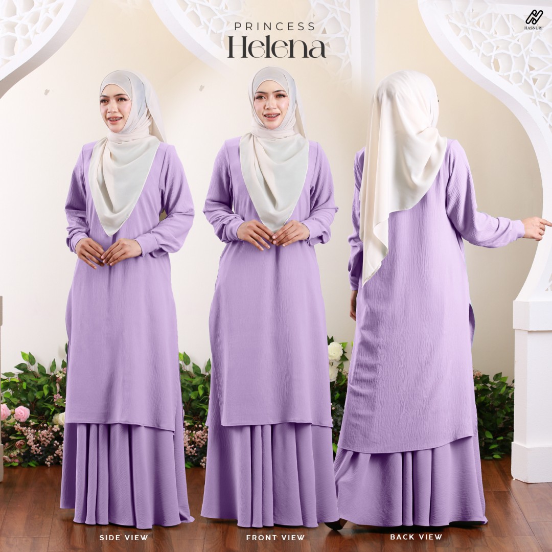 Kurung Princess Helena - Smokey Grey