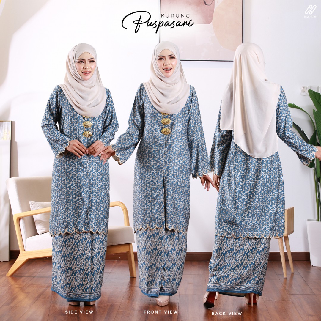 Kurung Puspasari - Soft Grey