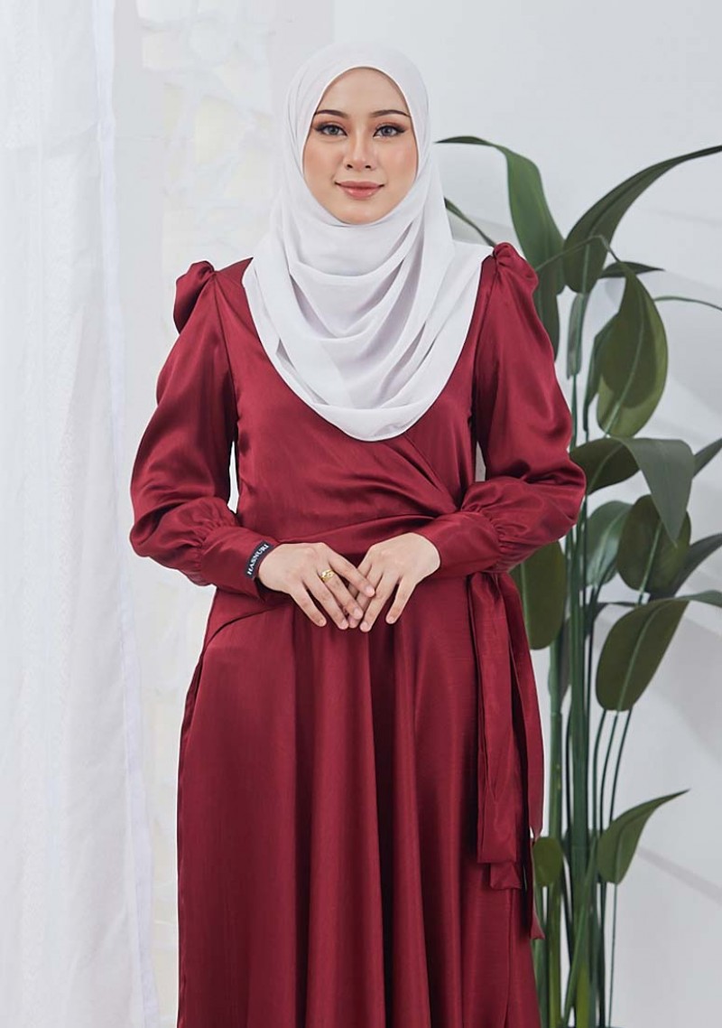 Dress Stella - Maroon