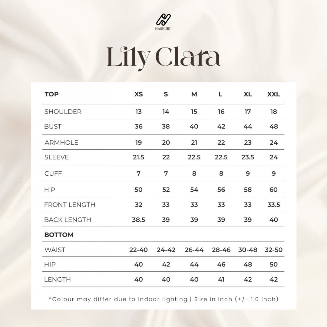 Kurung Lily Clara - Ash Brown