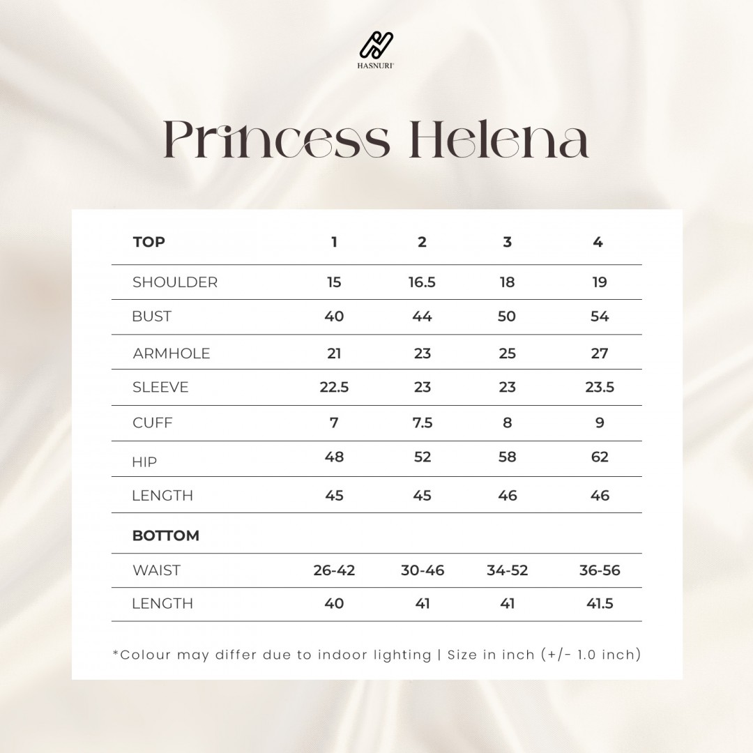 Kurung Princess Helena - Light Brown