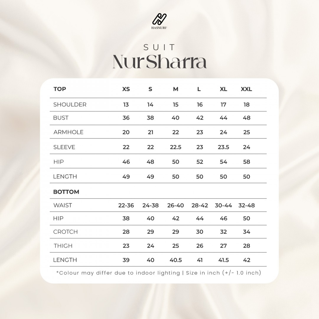 Suit Nur Sharra - Black