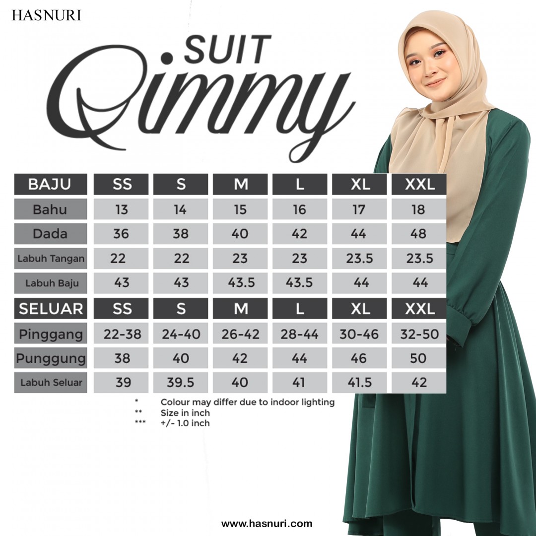 Suit Qimmy - Maroon