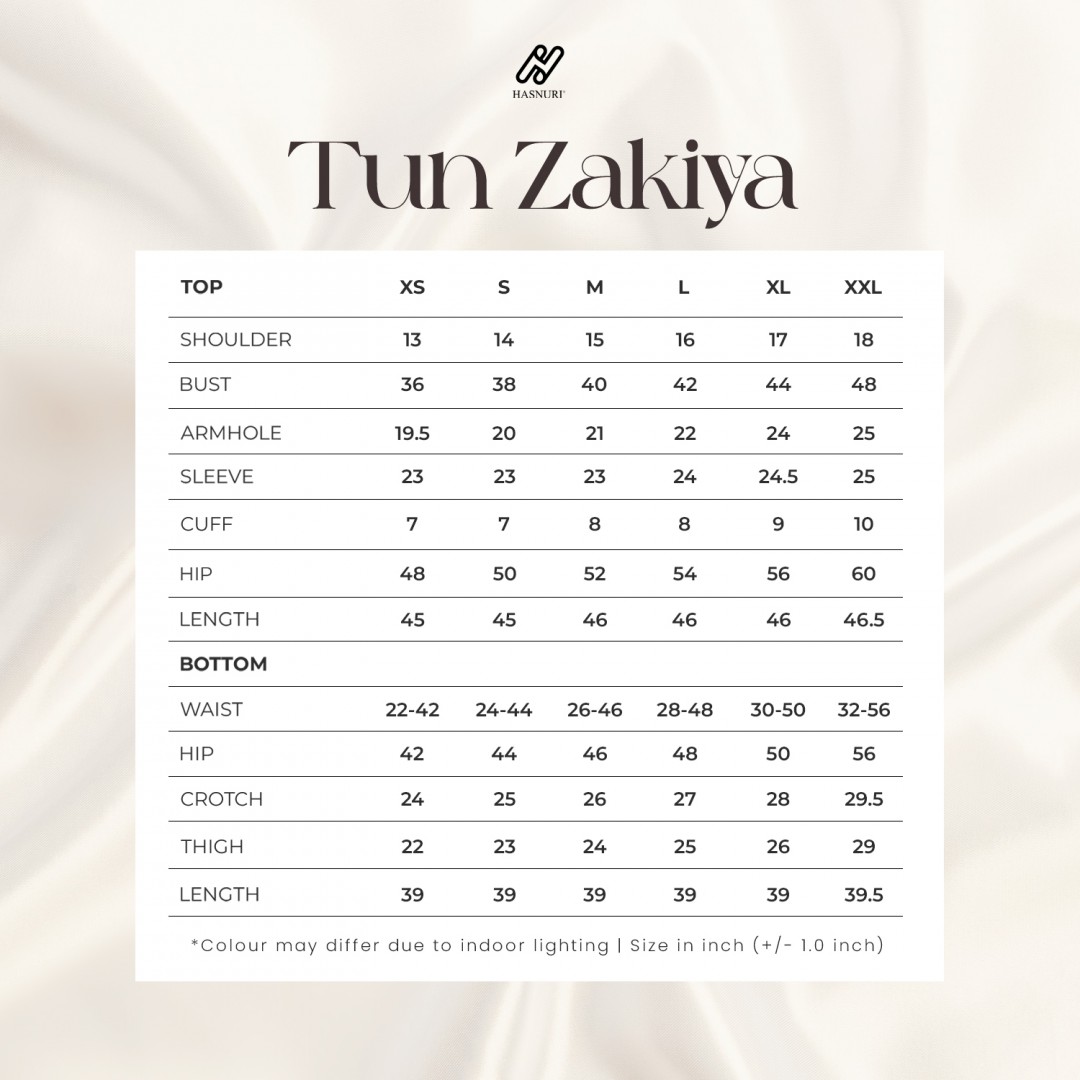 Suit Tun Zakiya - Light Mint