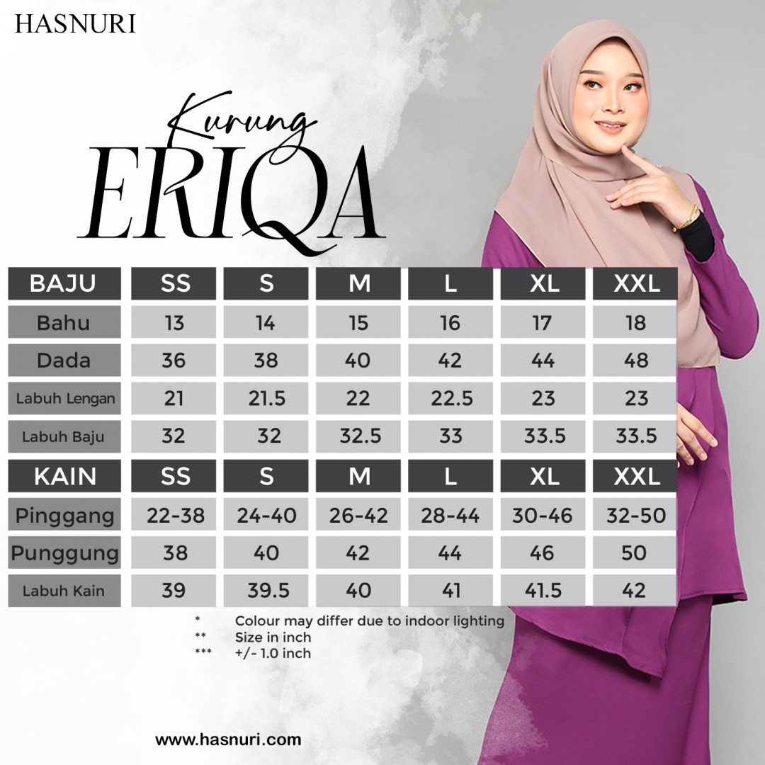 Kurung Eriqa - Mangosteen