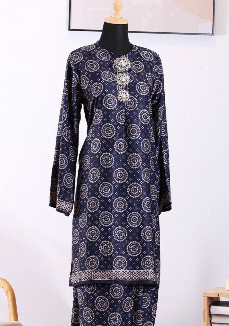 Kurung Intansari V3 - Navy Blue