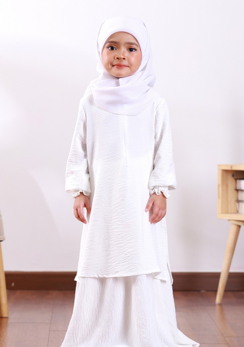 PO Kurung Princess Helena Kids - Off White