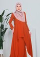 Kurung Hasha - Orange