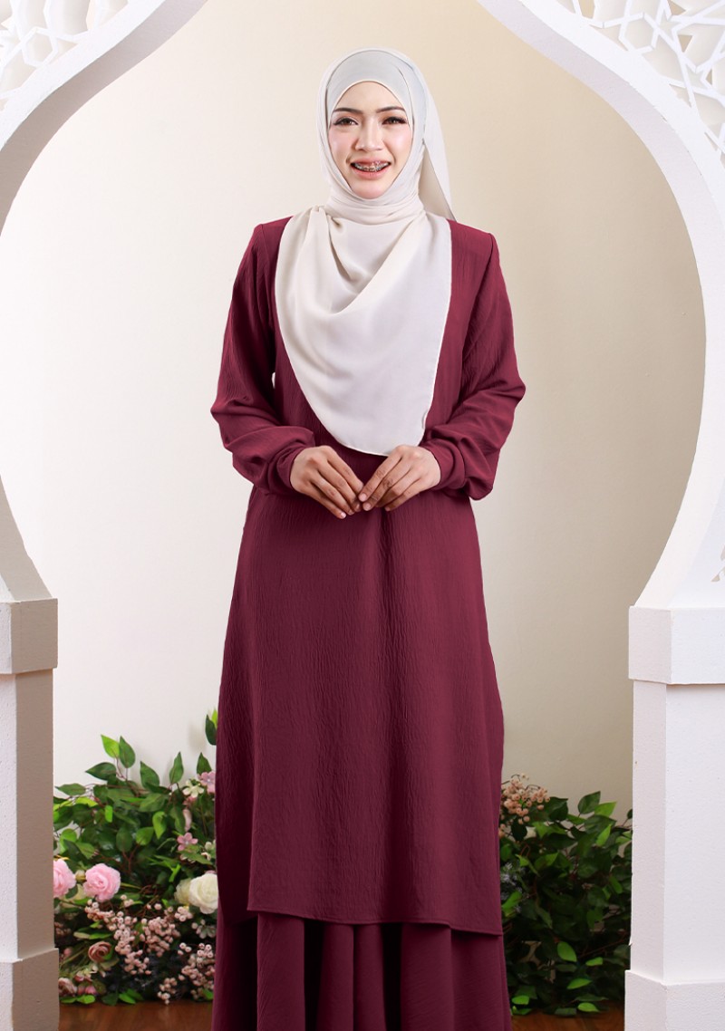 PO Kurung Princess Helena - Plum