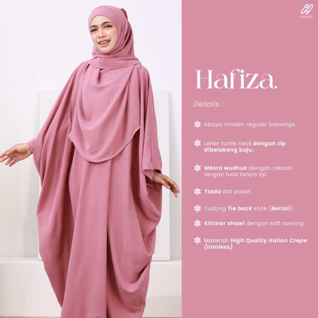 Abaya Hafiza - Soft Brown