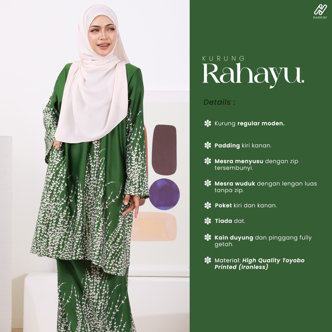 Kurung Rahayu - Green