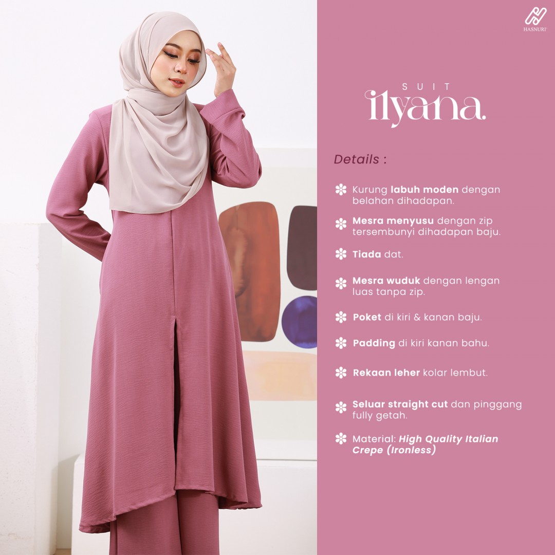 Suit Ilyana - Plum