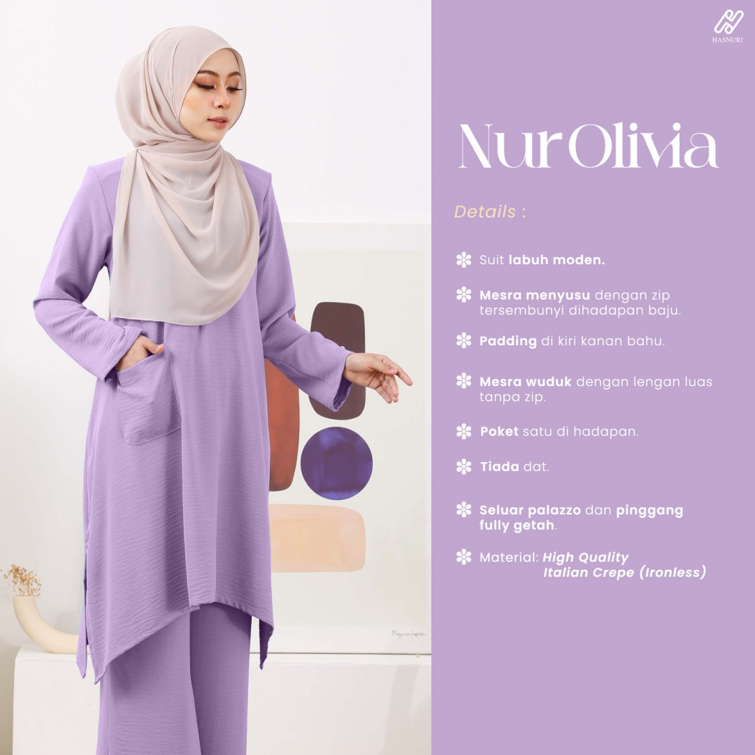 Suit Nur Olivia - Navy Blue