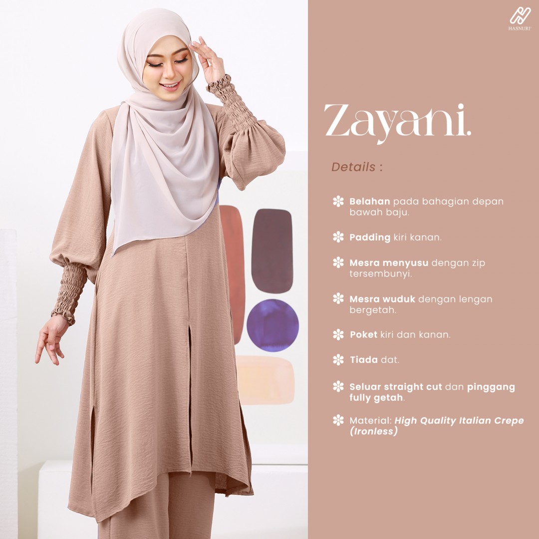 Suit Zayani - Royal Blue