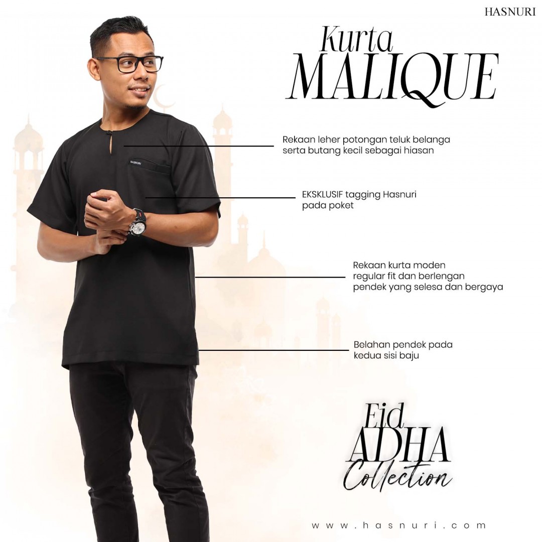 Kurta Malique - Black