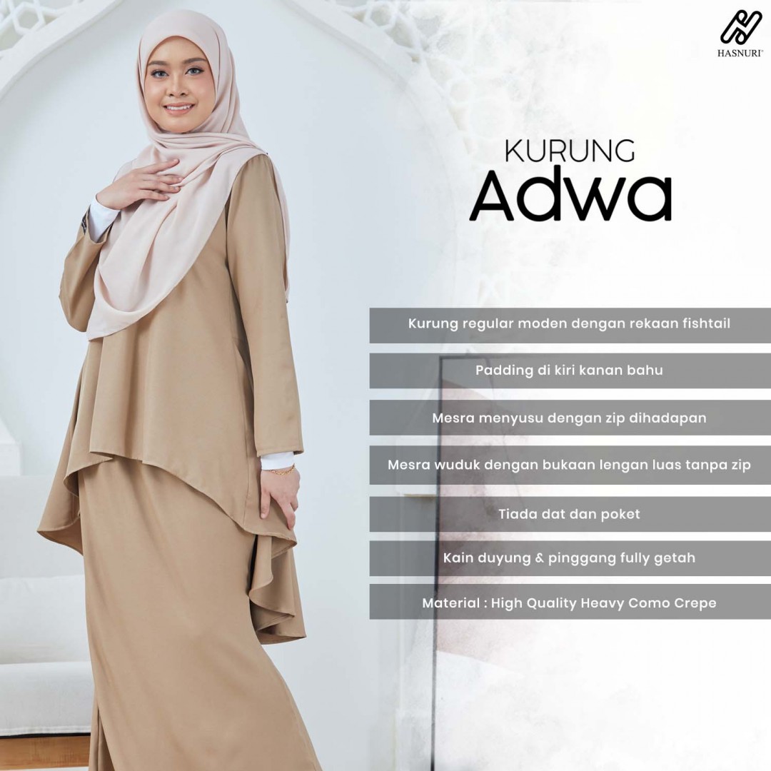 Kurung Adwa - Black