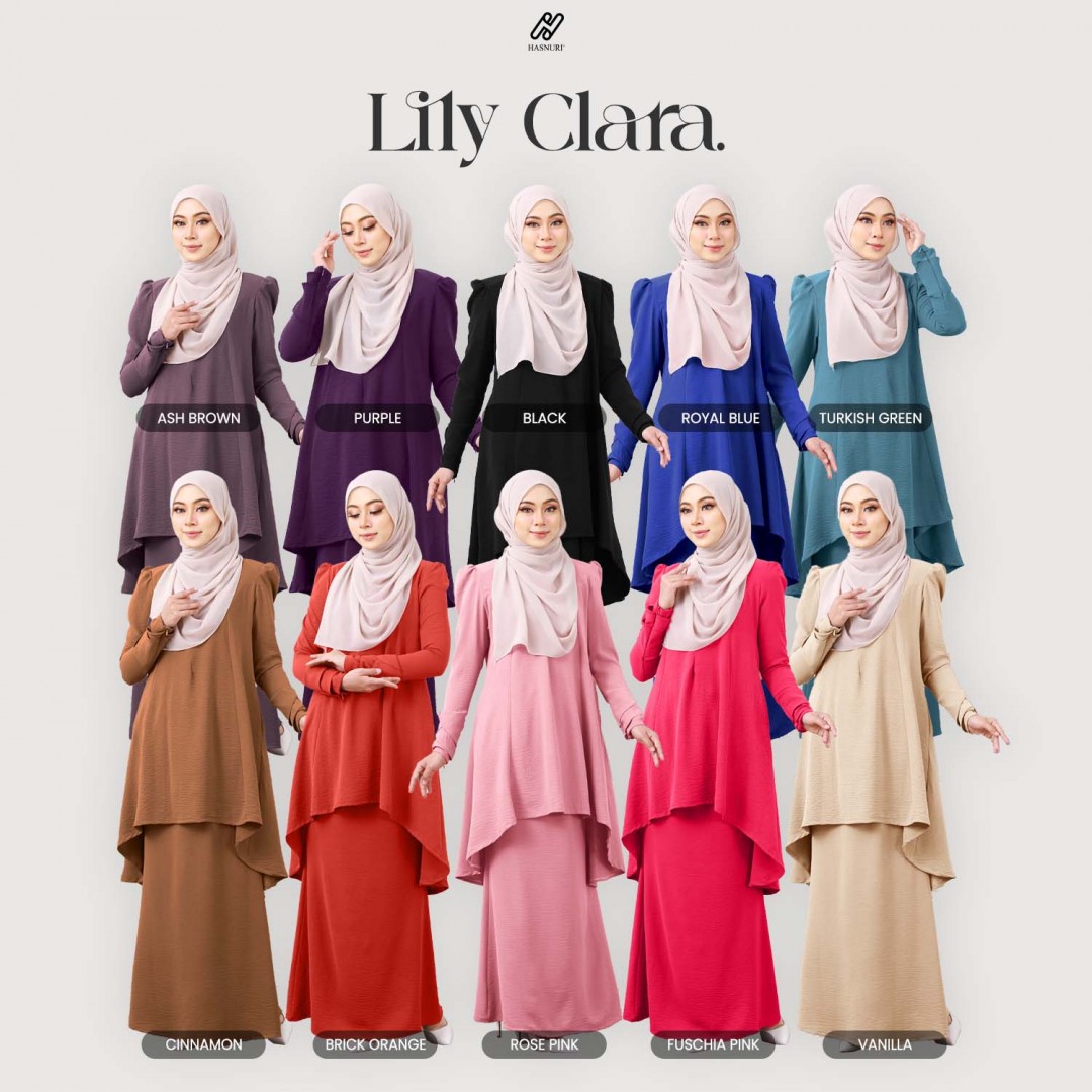 Kurung Lily Clara - Vanilla