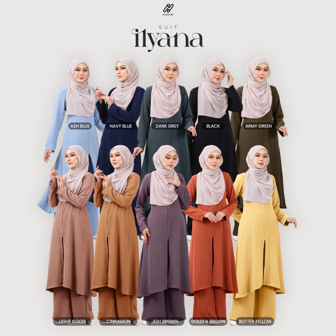 Suit Ilyana - Army Green