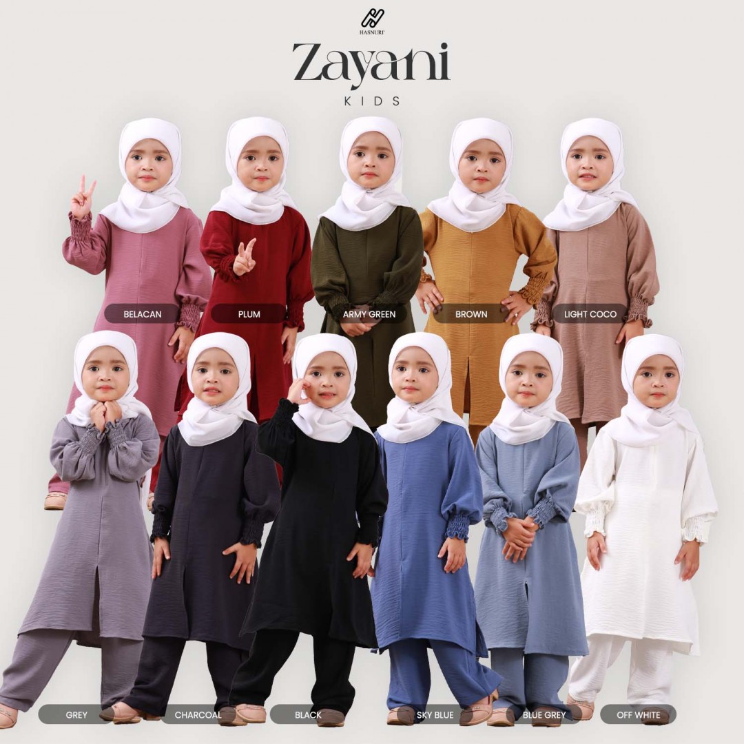 Suit Zayani Kids - Black