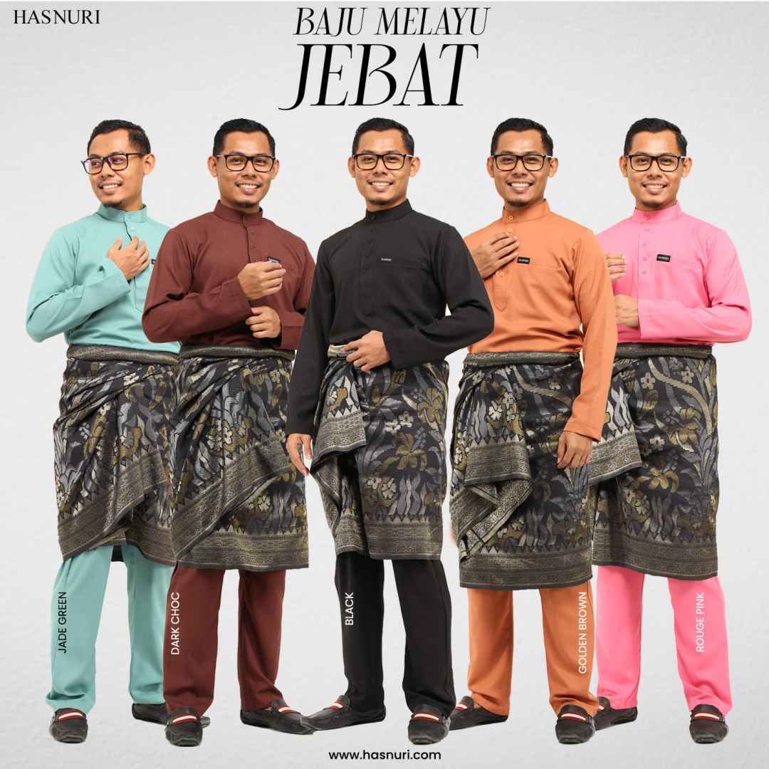 Baju Melayu Jebat - Rouge Pink