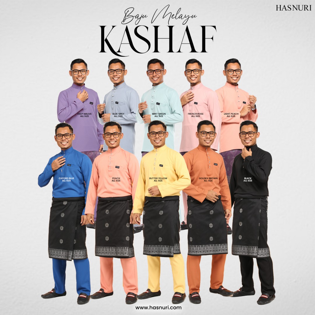 Baju Melayu Kashaf - Deep Mauve