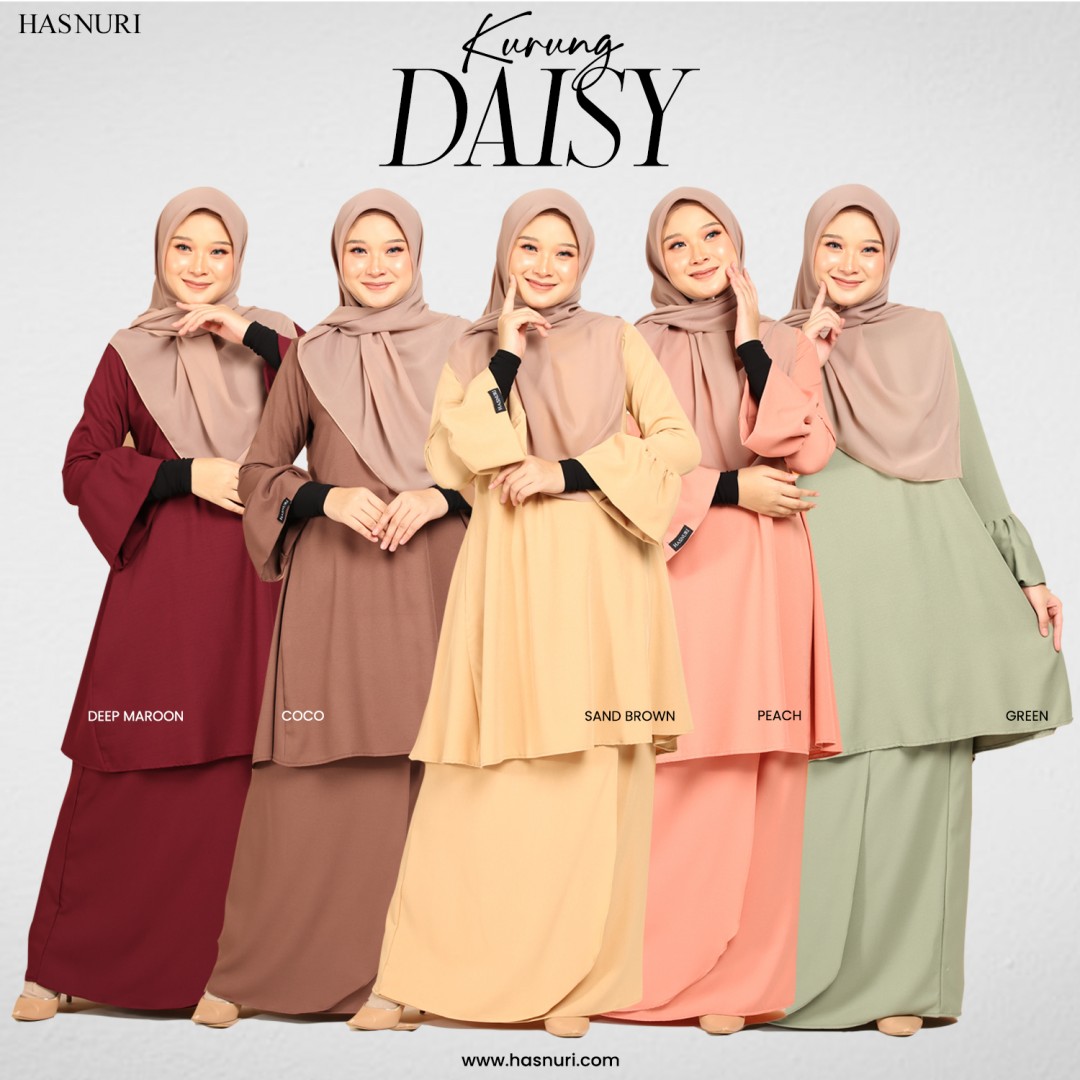 Kurung Daisy - Peach