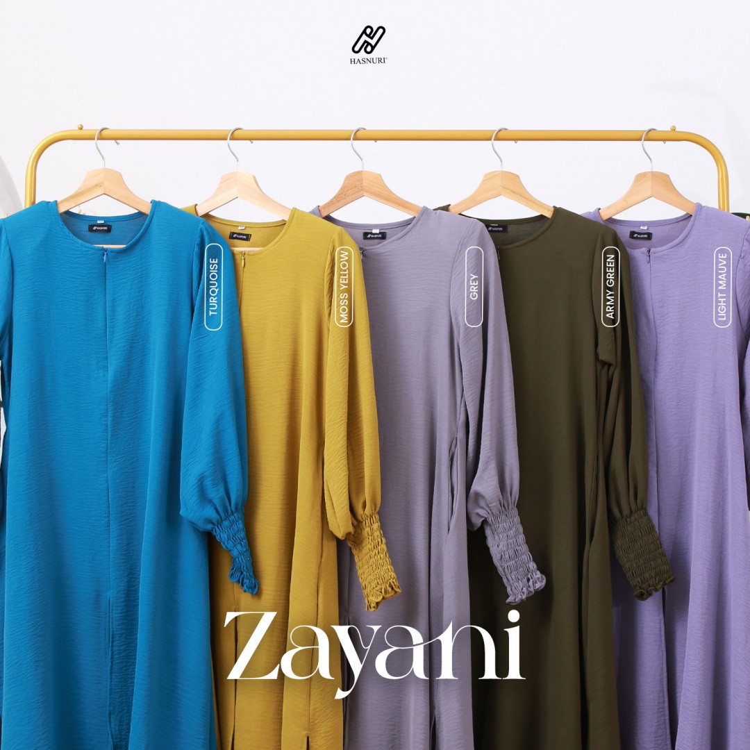 Suit Zayani - Moss Yellow