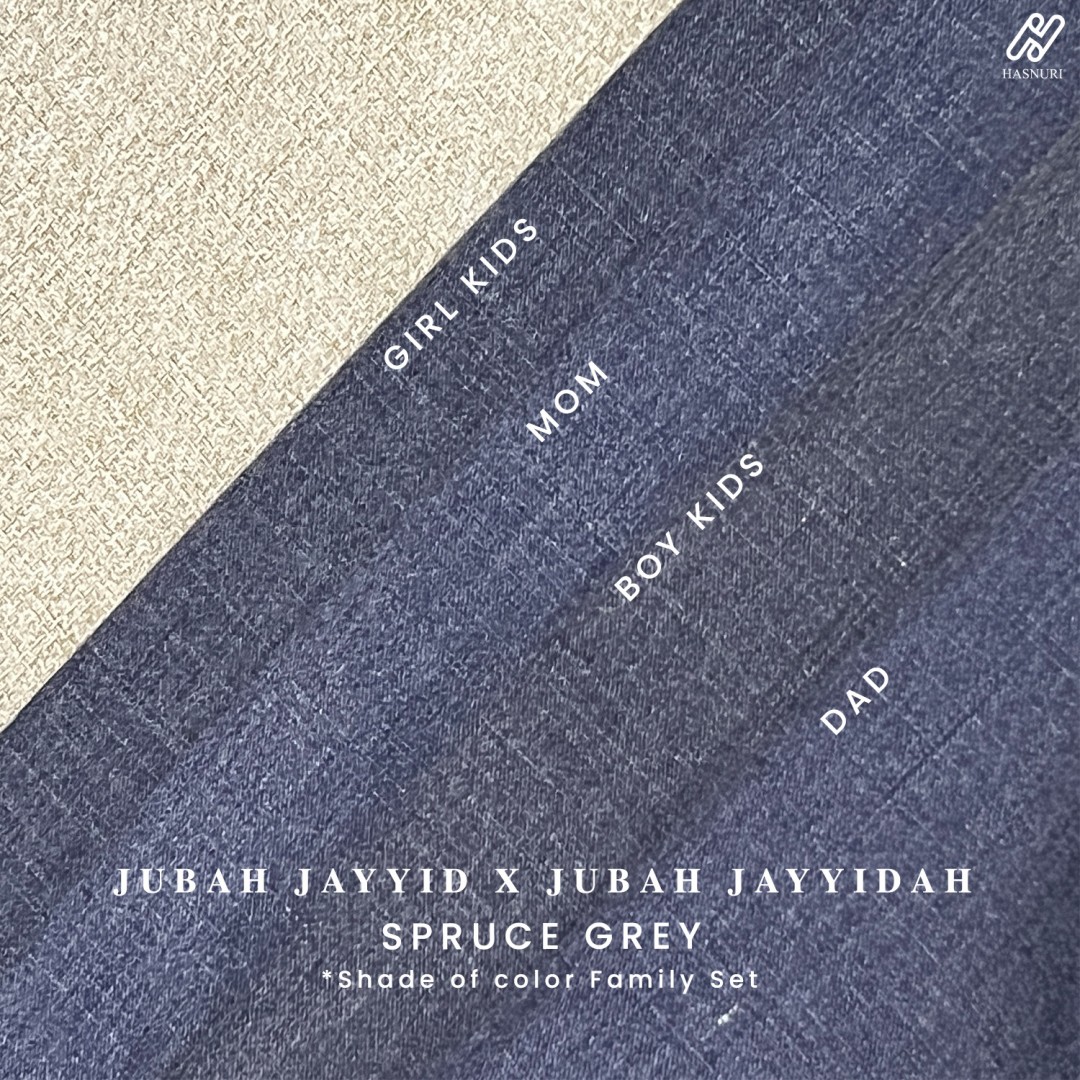 Jubah Jayyidah - Spruce Grey