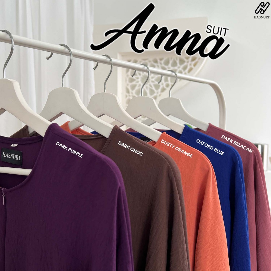 Suit Amna - Dark Purple