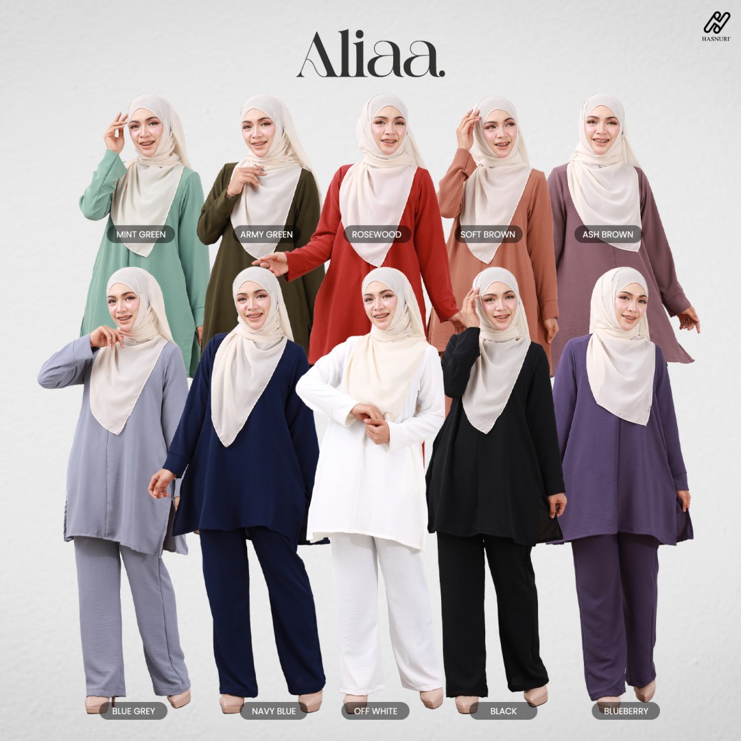 Suit Aliaa - Blue Grey